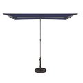 Cerrar SimplyShade Capri 4.95 ft. x 6.93 ft. Rectangle Balcony Umbrella Navy CE2650459